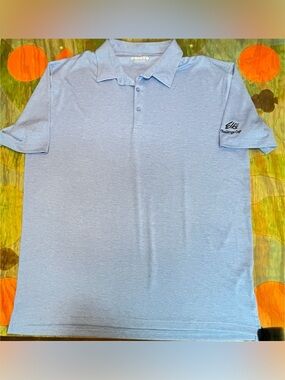 Fenix Xcell Golf Short Sleeve Polo Size XXL Blue Elks Club 51 Challenge Cup